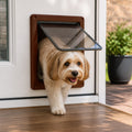 Petmarlow Magnetic Self-Closing & Lockable Pet Flap Door (For Cats & Small Dogs) – 11.8 × 9.5 in (W × H)
