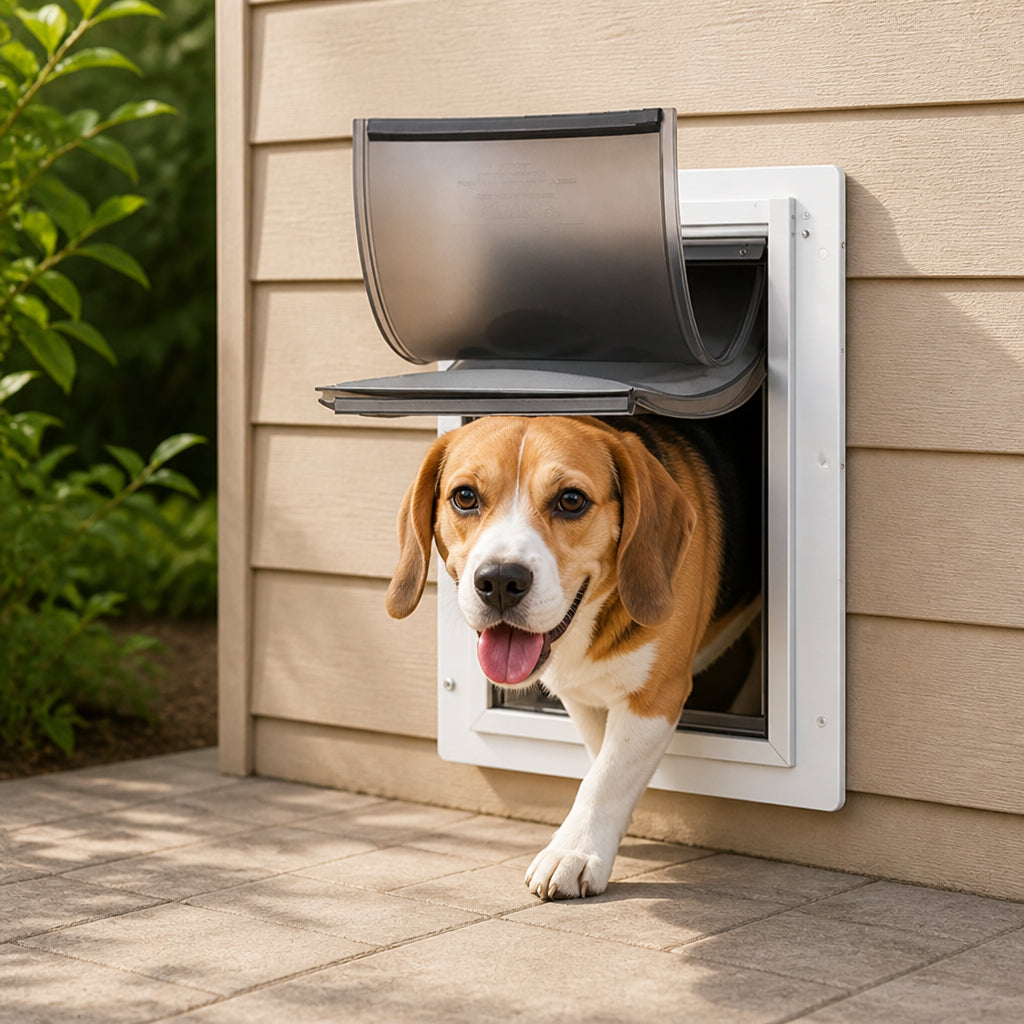 Petmarlow Metal Frame Weatherproof & Lockable Pet Door