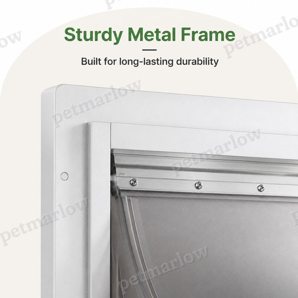 Petmarlow Metal Frame Weatherproof & Lockable Pet Door – view 6