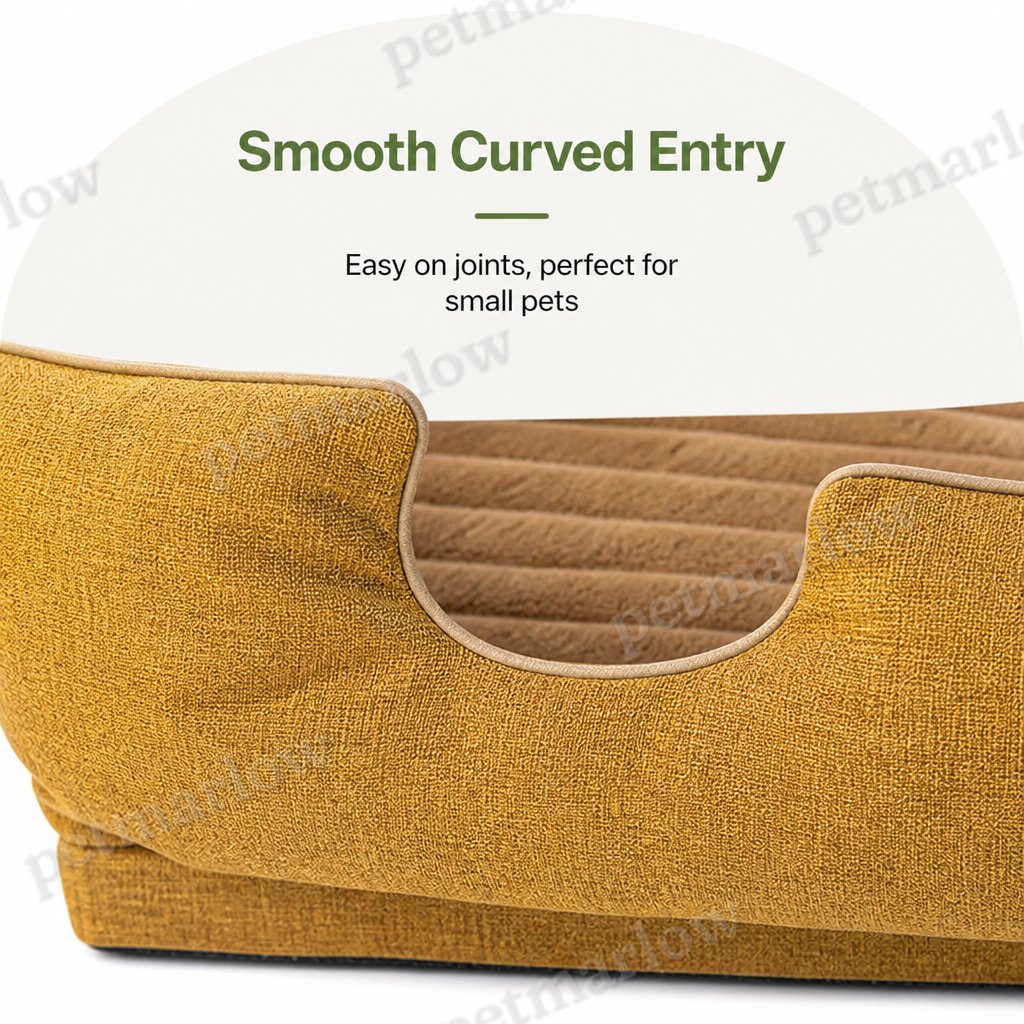 Petmarlow Orthopedic Egg-Crate Foam Dog Bed (Water-Resistant Washable Cover) – view 4