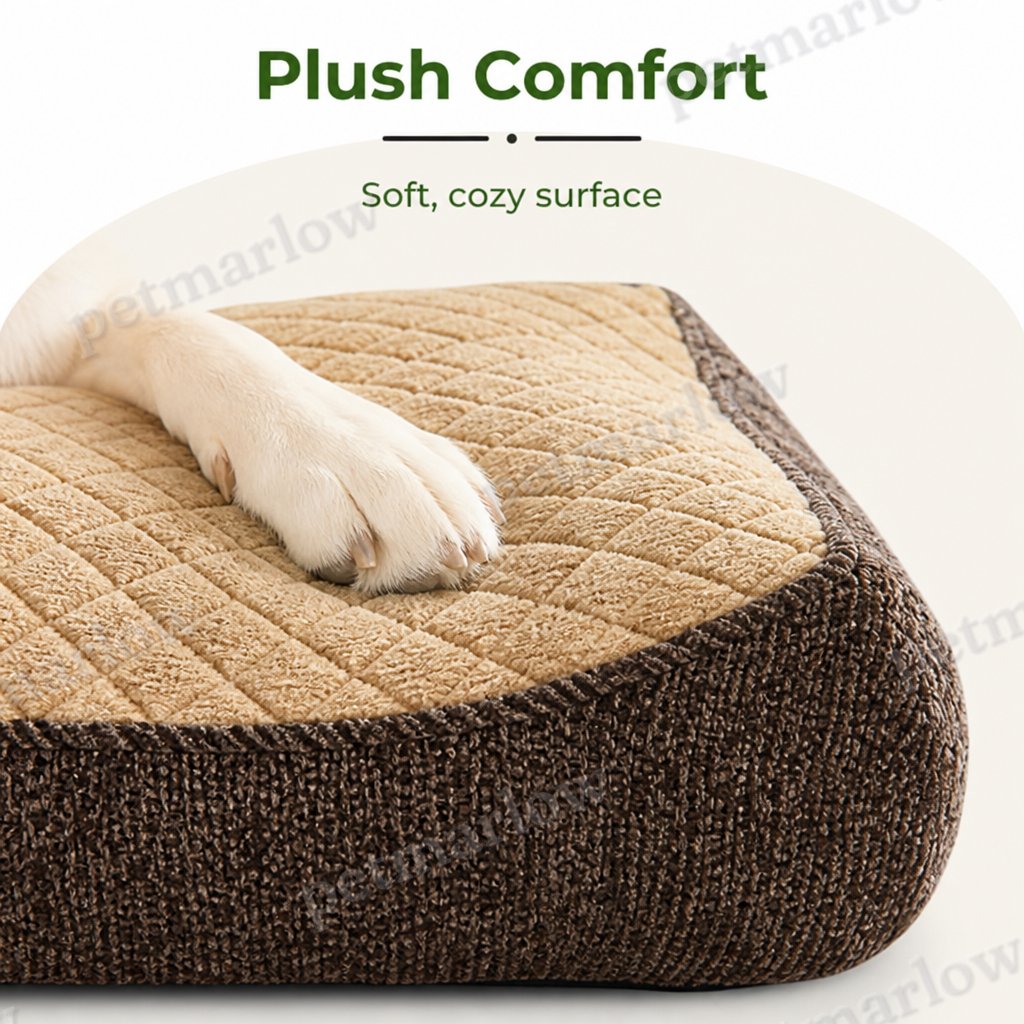 Petmarlow Orthopedic Memory Foam Dog Bed (Machine-Washable Cover) – view 4