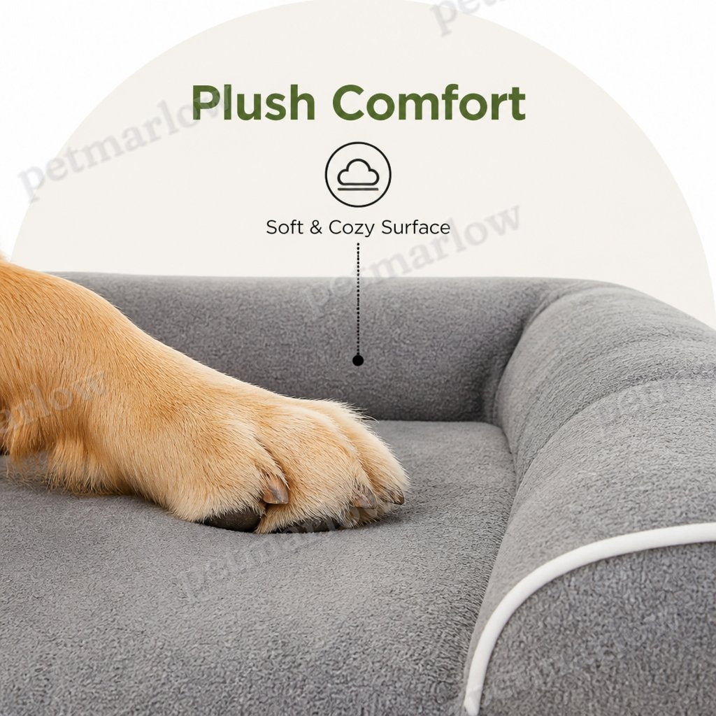 Petmarlow Orthopedic Memory Foam Dog Bed (Removable Cover) – view 4