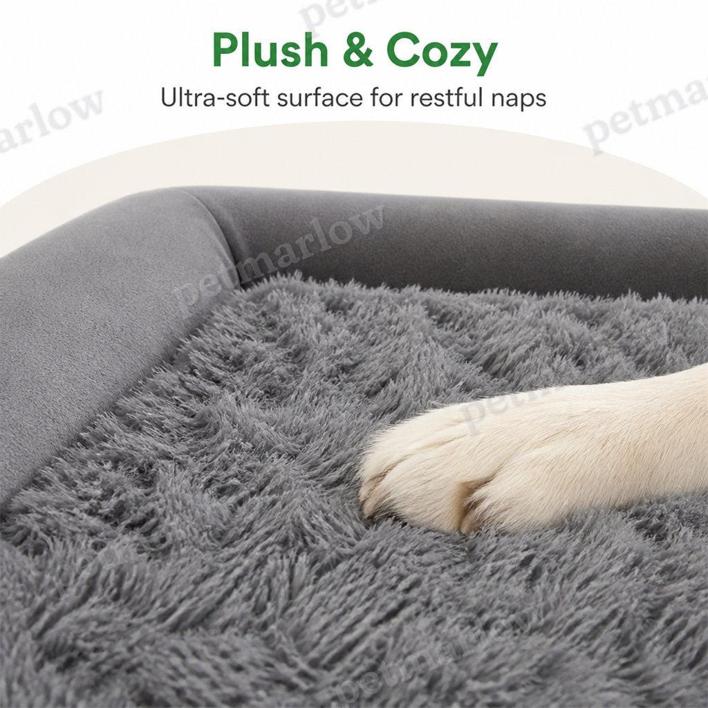 DogBedHouse Orthopedic Memory Foam & Non-Slip Dog Bed (Removable Cover) – view 5