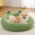 Petmarlow Plush Enclosed Waterproof & Anti-Slip Pet Bed (Removable Cushion) – Circular fossa / S Within 10 pounds