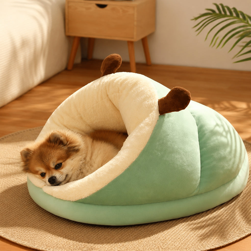 Petmarlow Plush Insulating Washable Kennel Bed