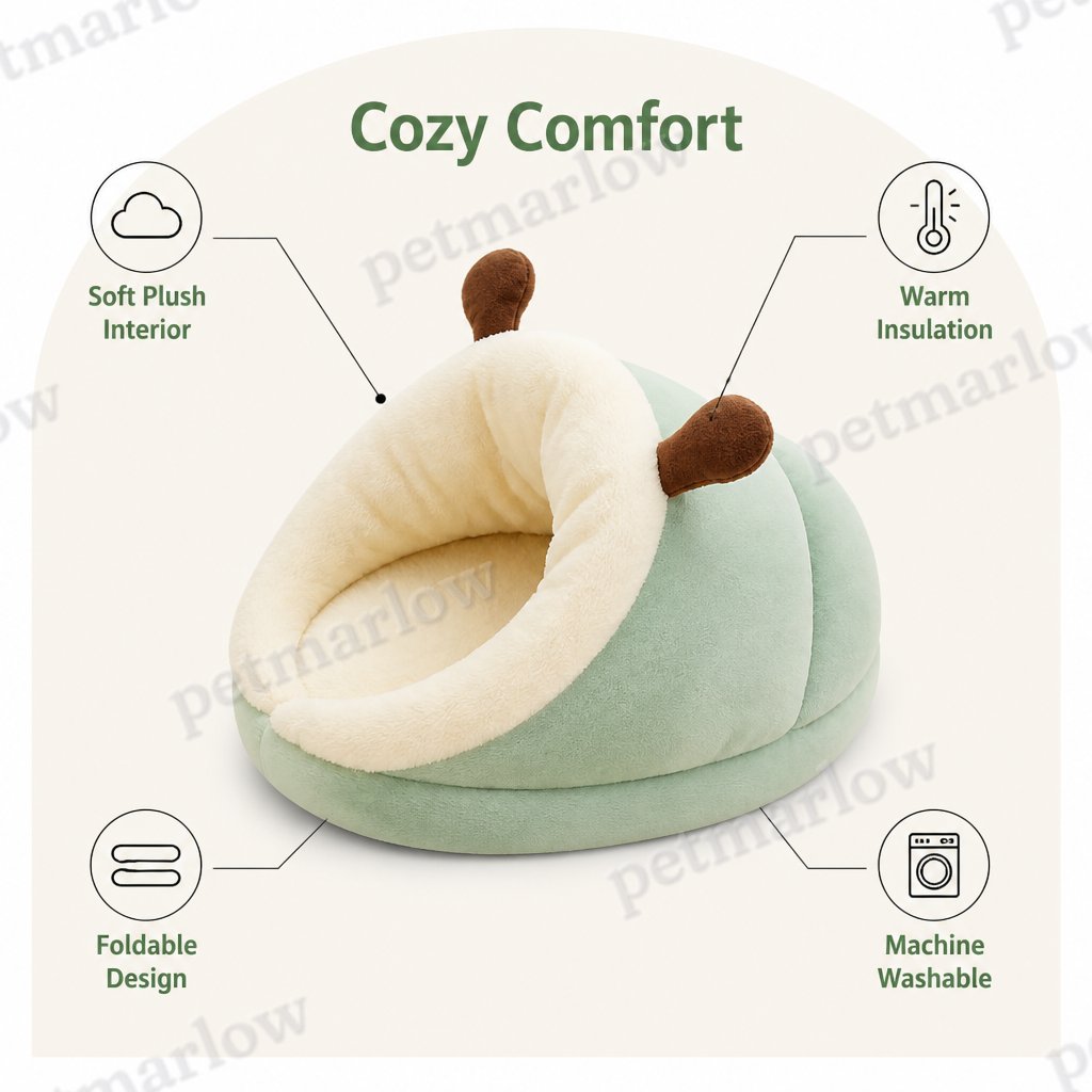 Petmarlow Plush Insulating Washable Kennel Bed – view 5