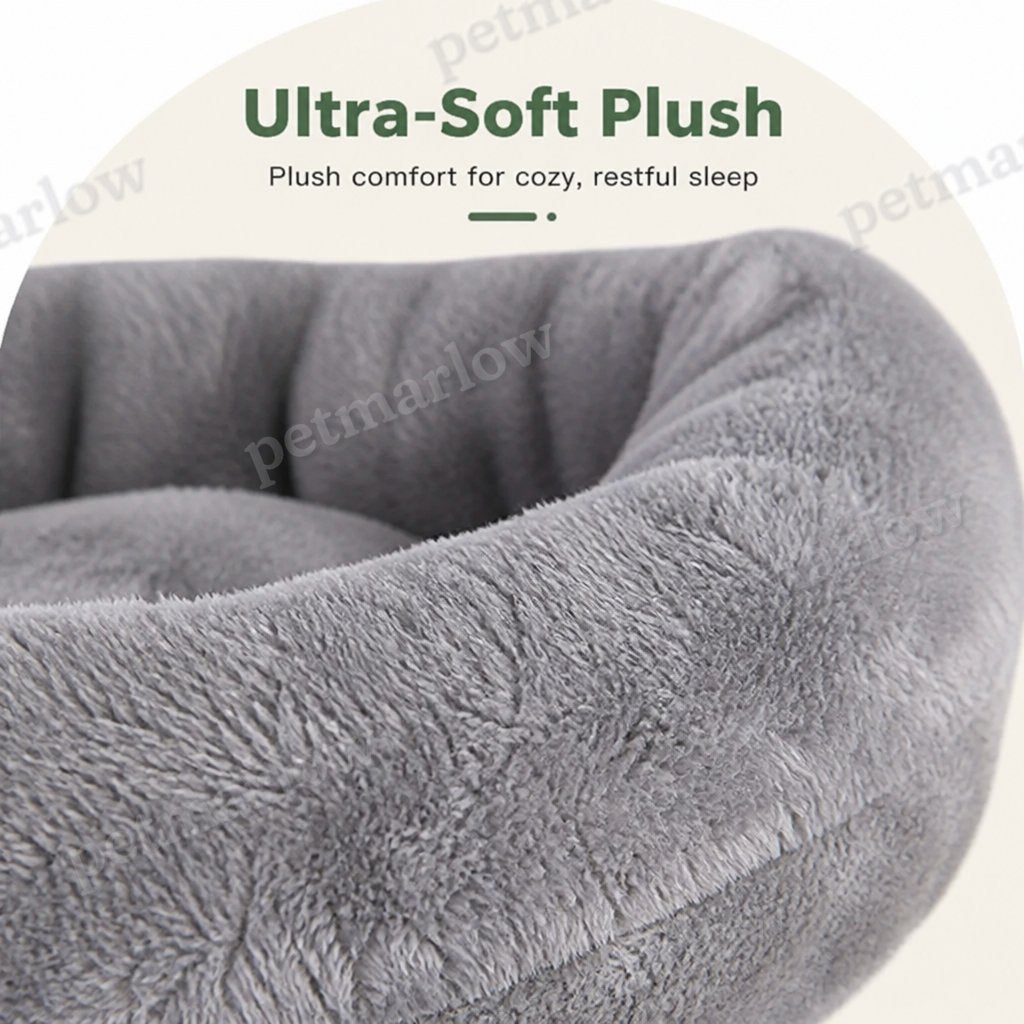DogBedHouse Plush & Machine-Washable Round Nest Dog Bed – view 5