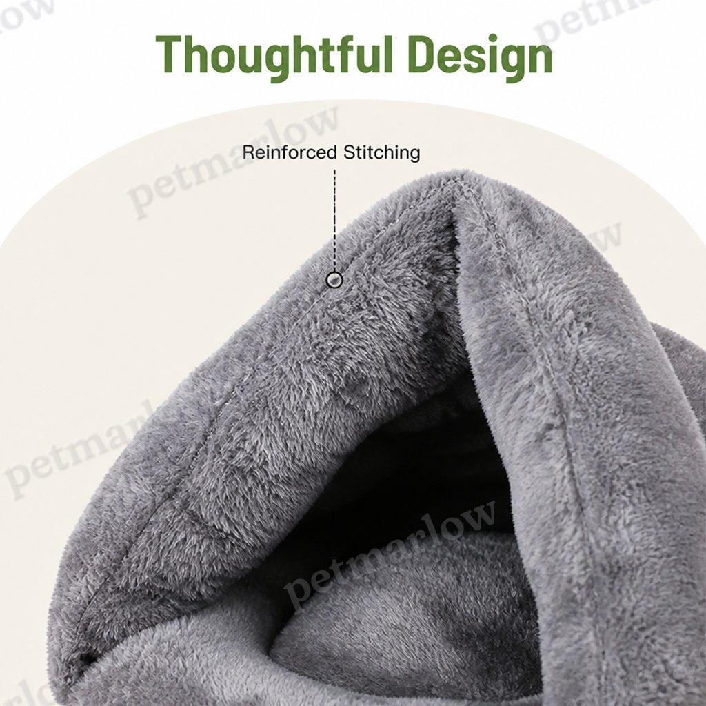 DogBedHouse Plush & Machine-Washable Round Nest Dog Bed – view 6