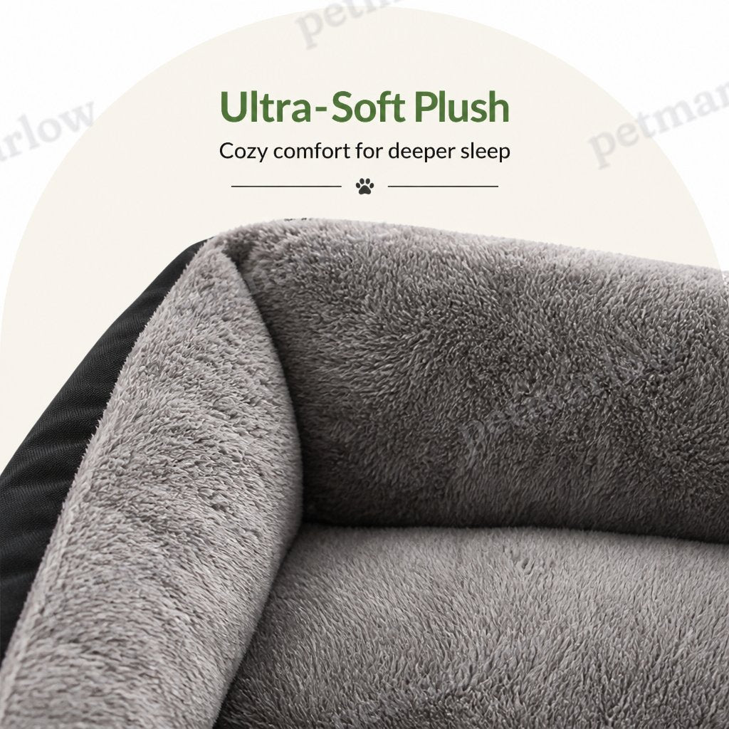 Petmarlow Plush Mattress-Style & Easy-Clean Polyester Pet Bed (Indoor/Outdoor) – view 6