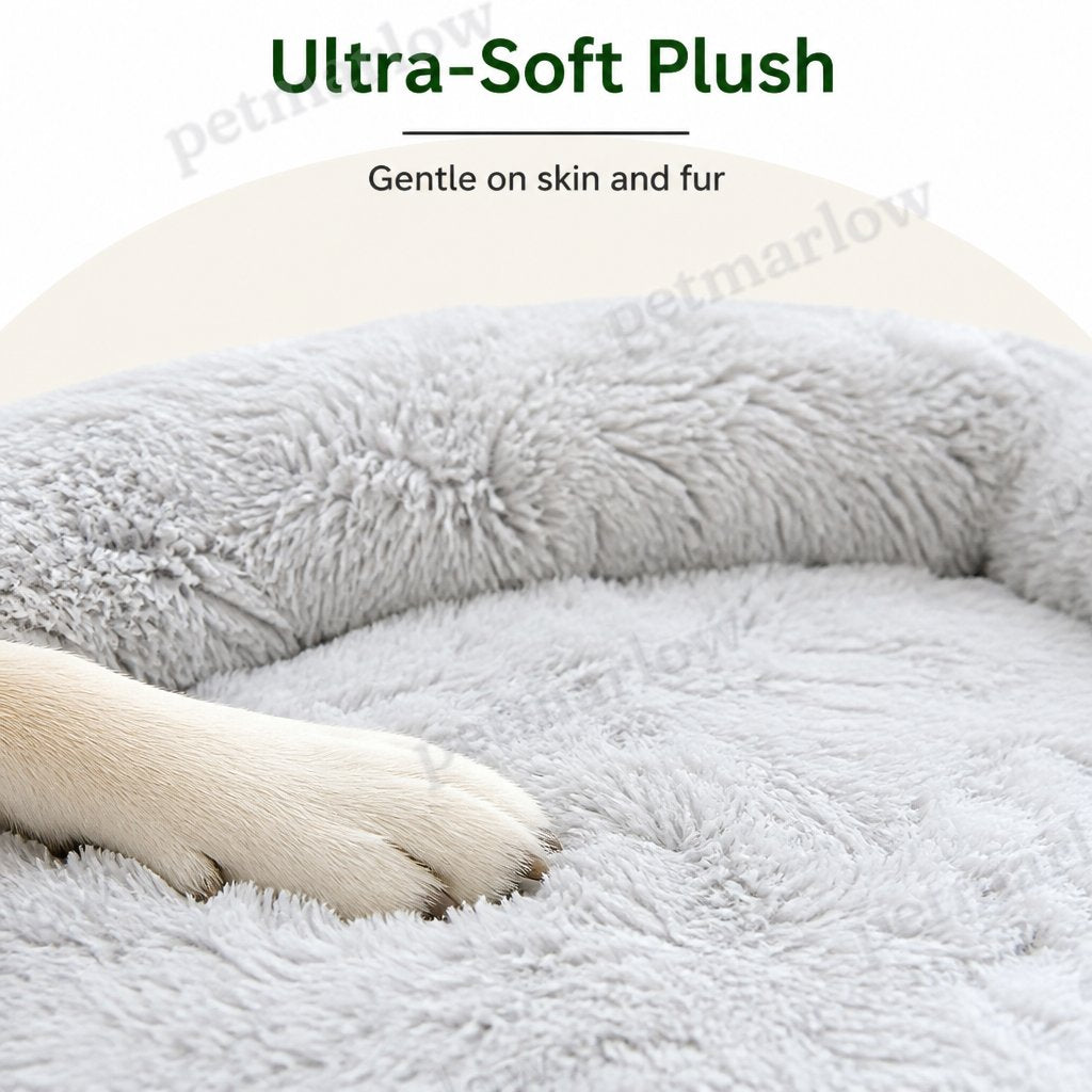 Petmarlow Plush Neck Pillow Pet Sofa Bed (Removable Cover) – view 5