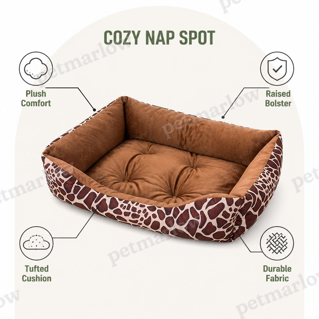 Petmarlow Plush Polyester Dog Bed (Multiple Sizes) – view 4