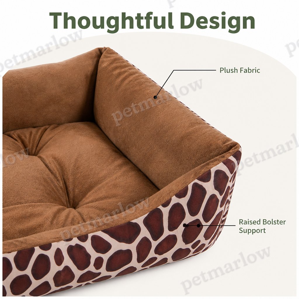Petmarlow Plush Polyester Dog Bed (Multiple Sizes) – view 6