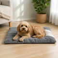 Petmarlow Plush Polyester & Insulated Fill Dog Bed – M-[23.62inch*15.75inch]For Small Dogs
