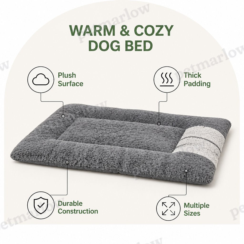 Petmarlow Plush Polyester & Insulated Fill Dog Bed – view 5