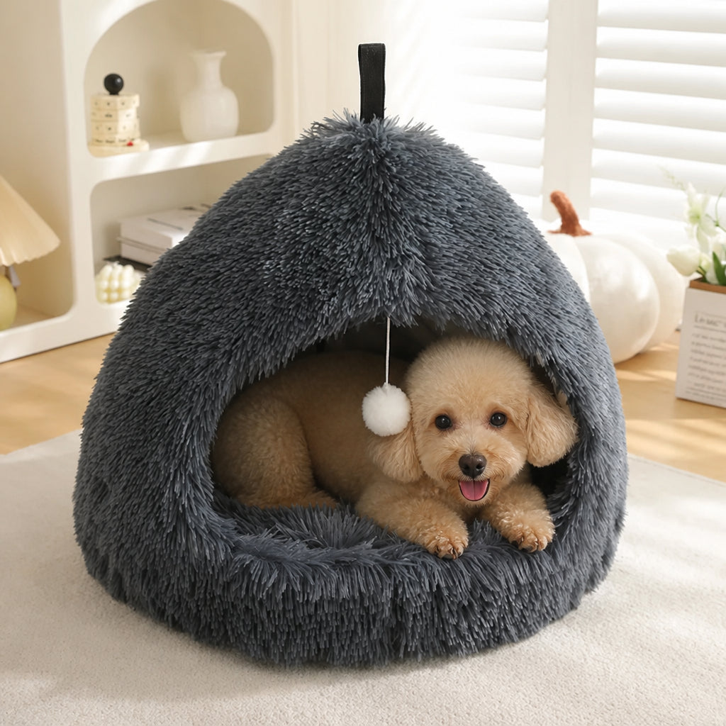 Petmarlow Plush Velvet & Non-Slip Dog Bed – view 5