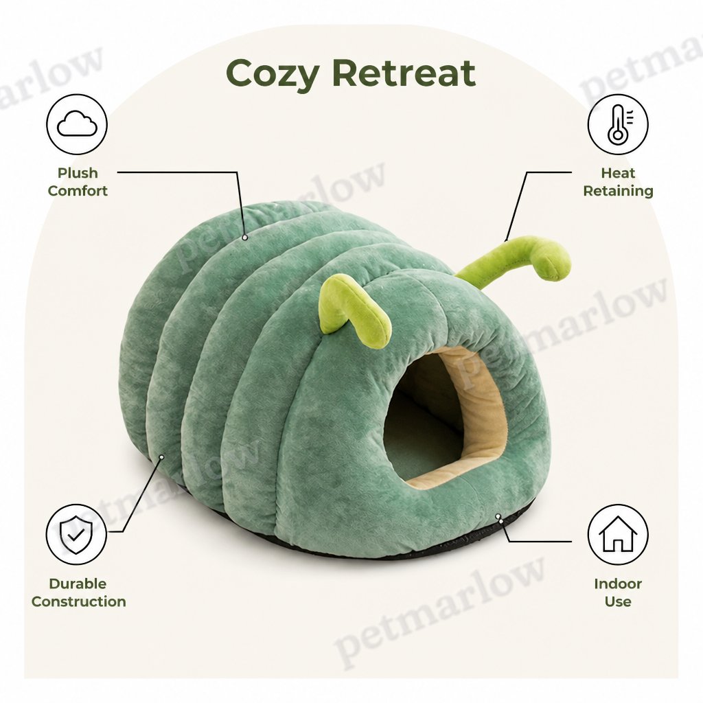 Petmarlow Plush & Warm Semi-Enclosed Pet Bed (Indoor) – view 4