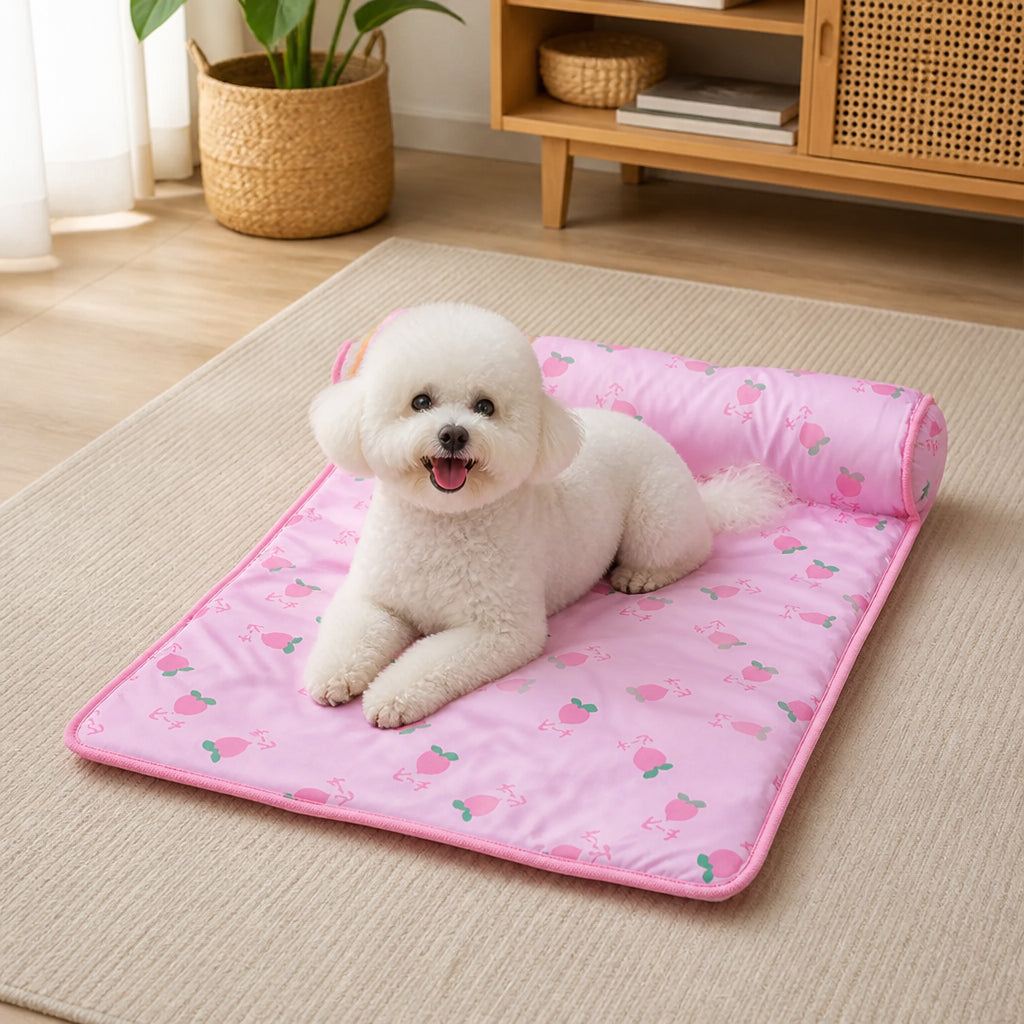 Petmarlow Portable Breathable & Washable Cooling Mat – Pink / S - 23.6 × 15.7 in