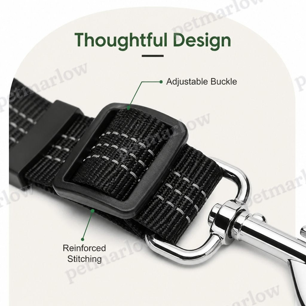 Petmarlow Reflective Elastic Shock-Absorbing Car Seat Tether – view 5
