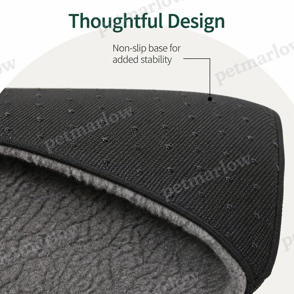 Petmarlow Self-Heating Lambswool & Non-Slip Pet Mat (Removable Cover) – view 5