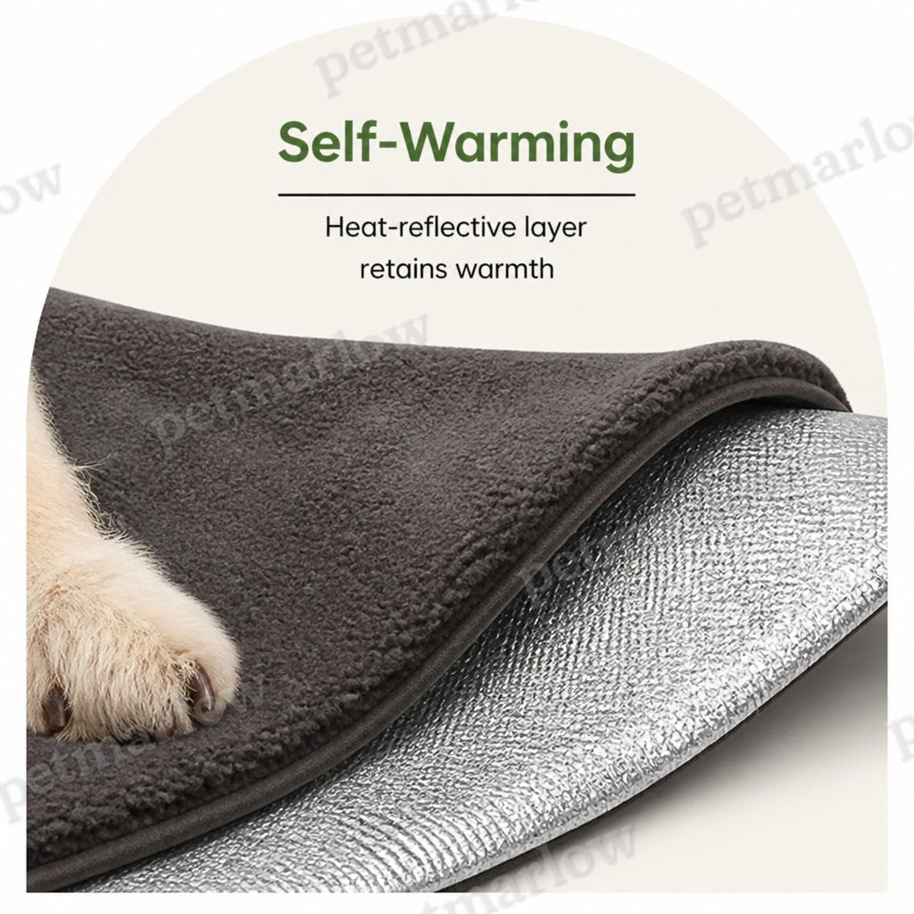 Petmarlow Self-Warming Lambswool Non-Slip Pet Mat – view 4