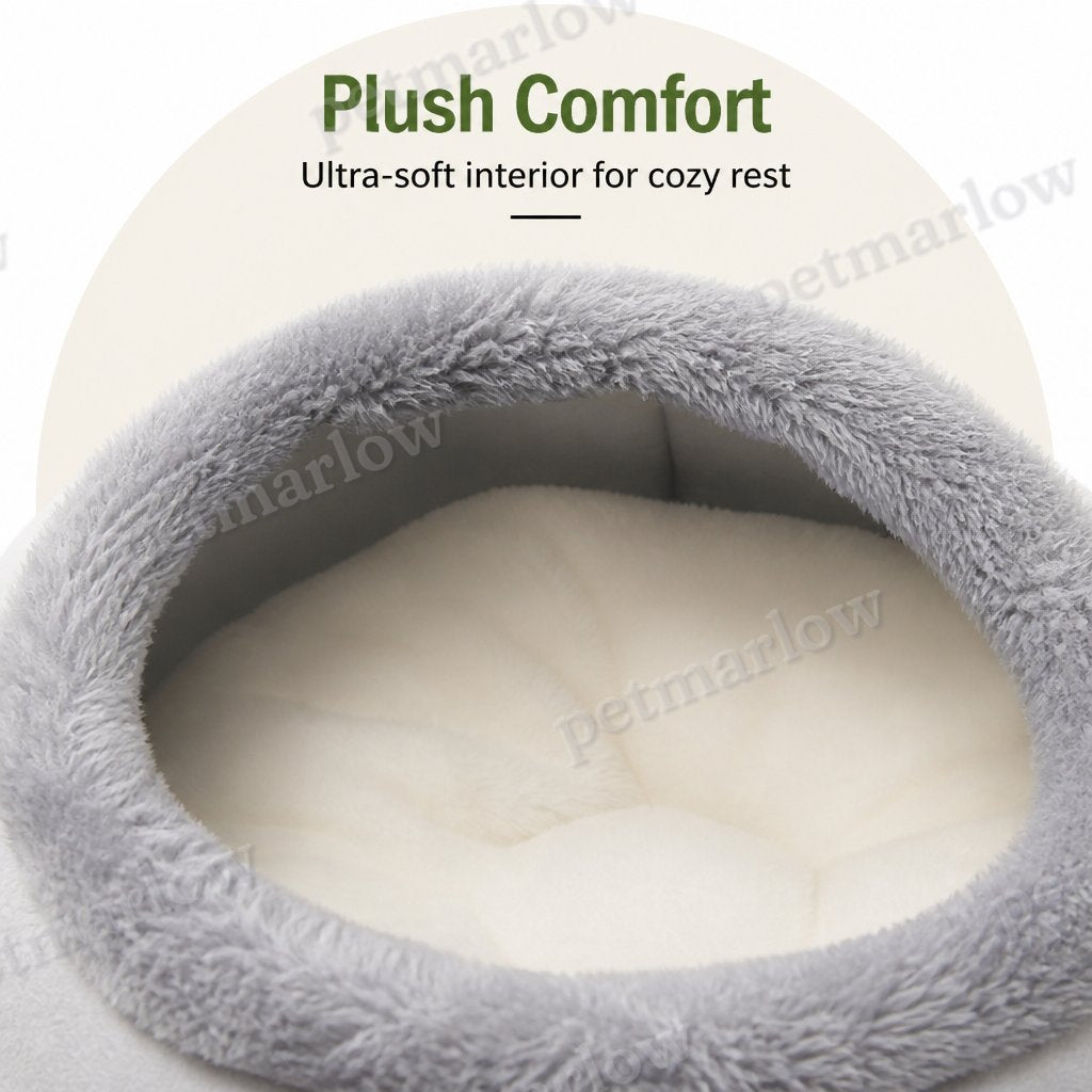 Petmarlow Semi-Closed Non-Slip Cat Bed (Removable Cushion) – view 4