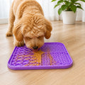 Petmarlow Silicone Slow Feeder Lick Mat – Blue and Purple