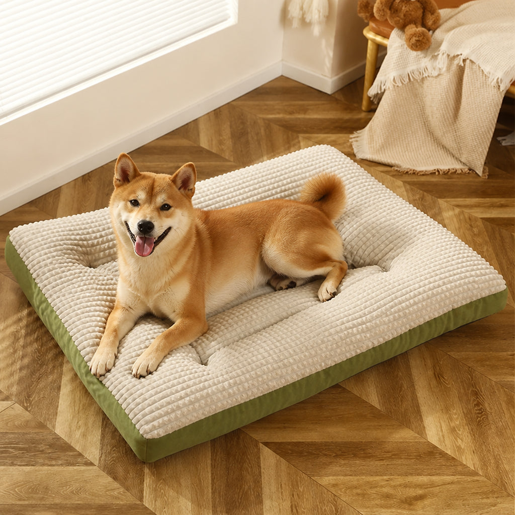 Petmarlow Soft Fleece & Washable Dog Bed (Removable Cover)