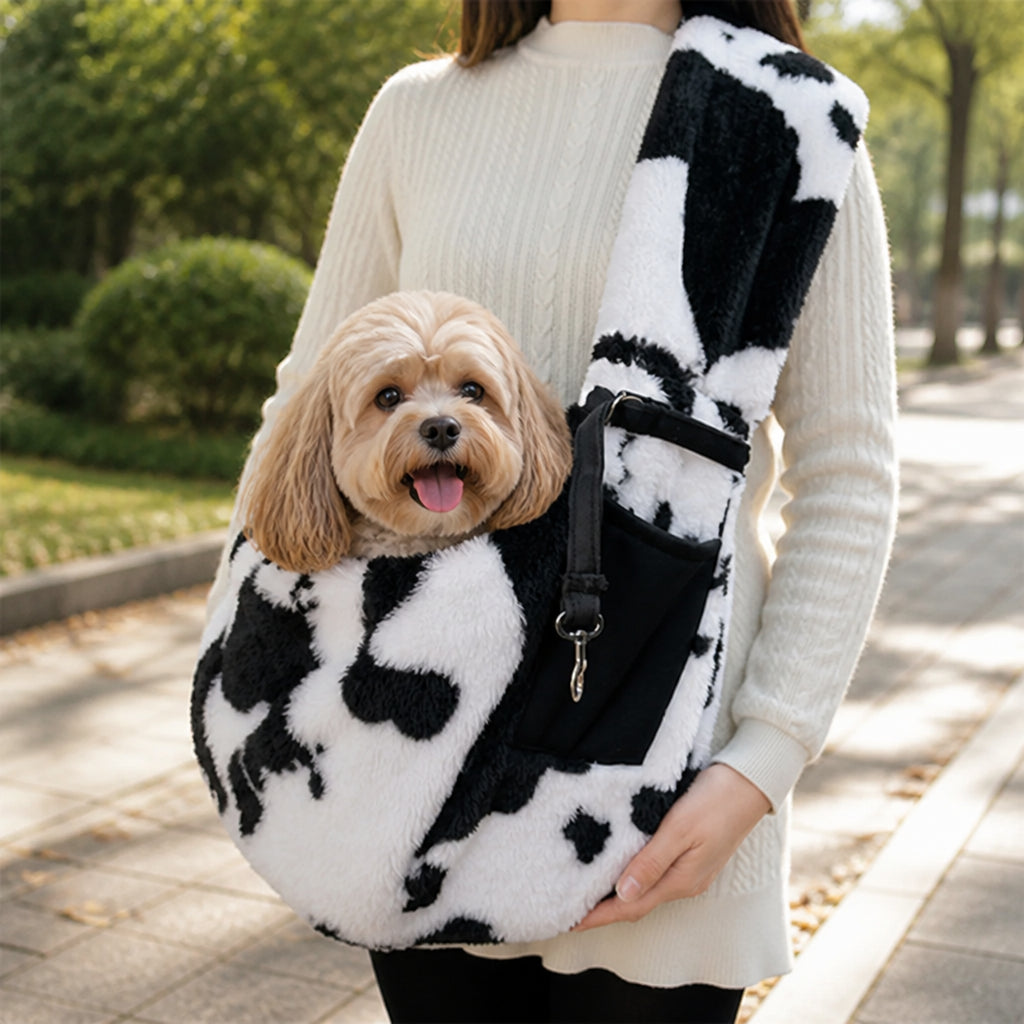 Petmarlow Soft Plush & Lightweight Shoulder Sling Carrier (Up To 7 kg)