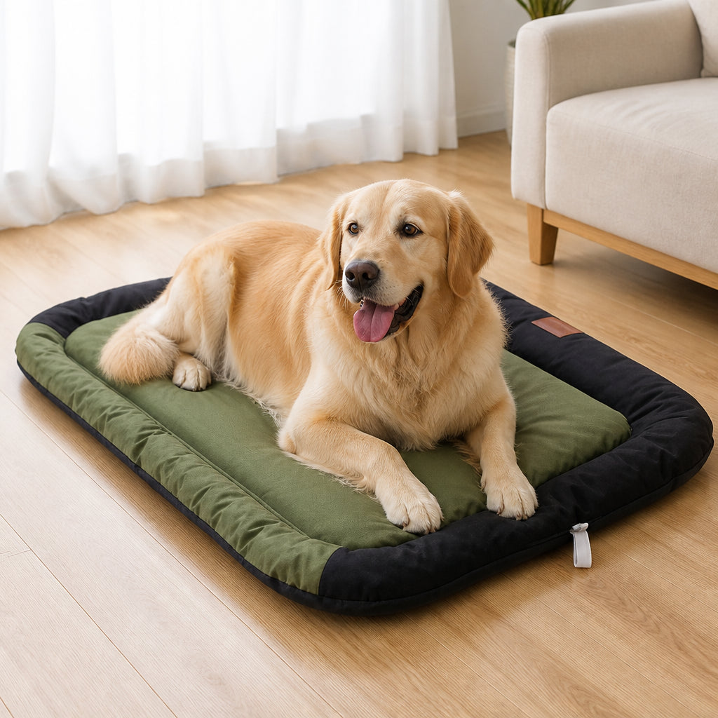 DogBedHouse Tear-Resistant Polyester All-Season Dog Bed – L