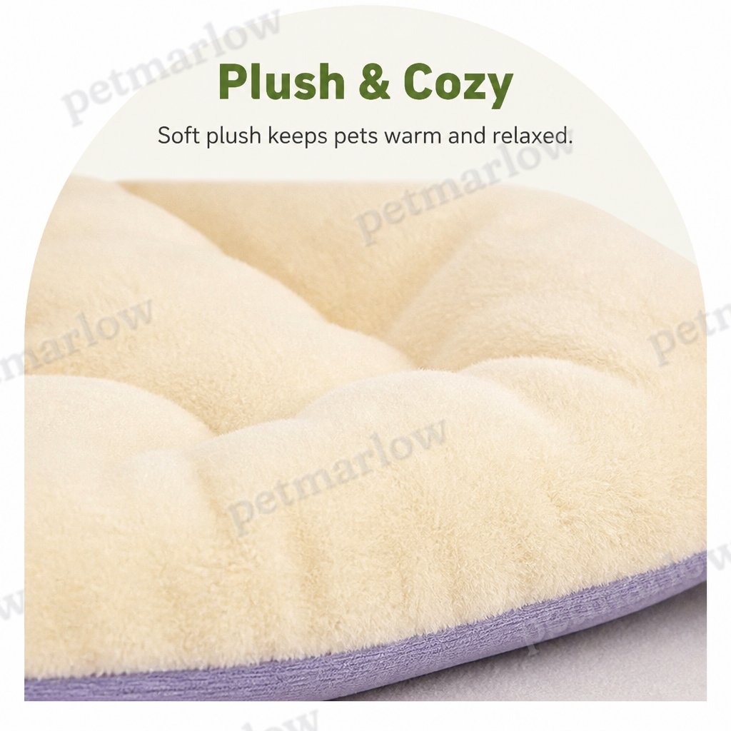 Petmarlow Thick Plush & Detachable Cat Cave Bed – view 6