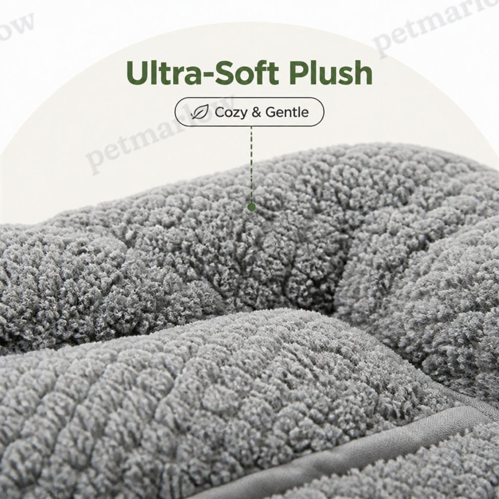 Petmarlow Thick Ultra-Soft Polyester & Raised Edge Crate Pad – view 3