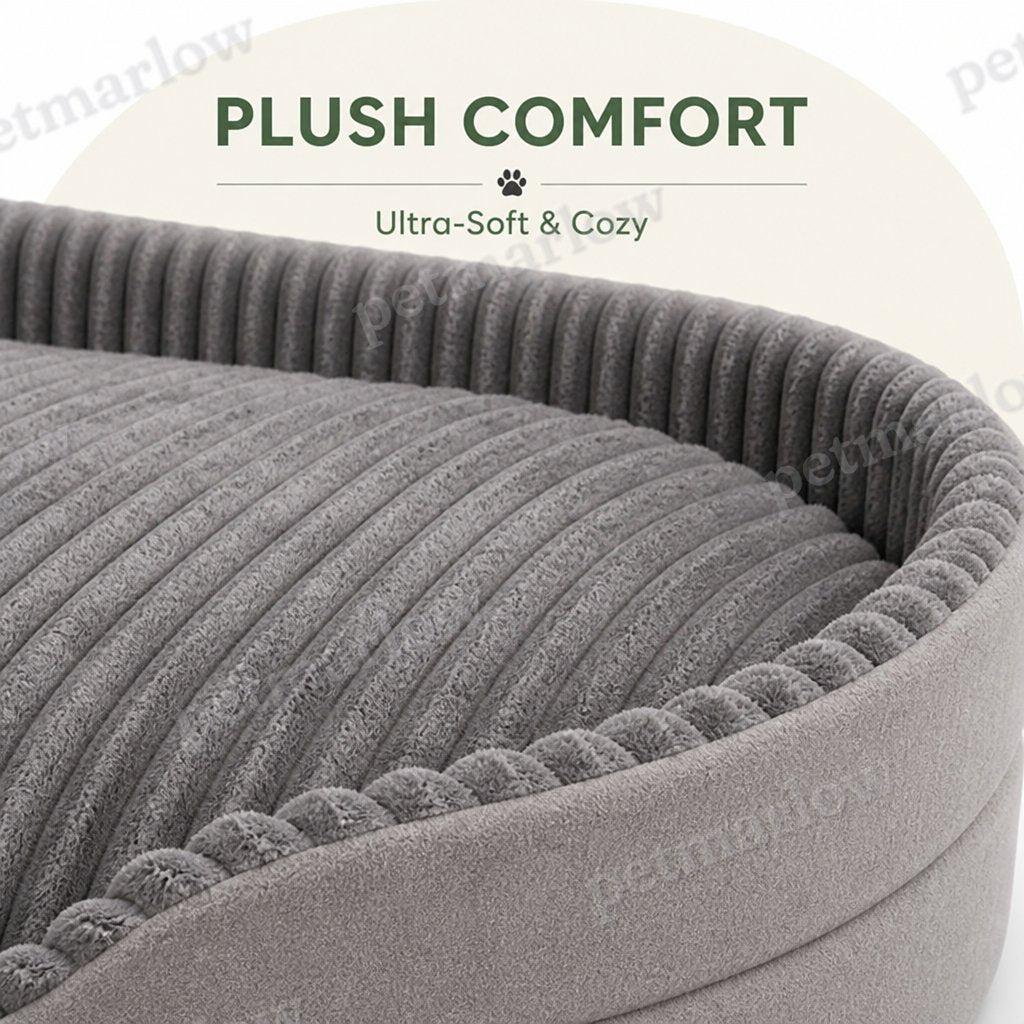DogBedHouse Thickened Orthopedic & Breathable Plush Dog Bed (Removable Cover) – view 5