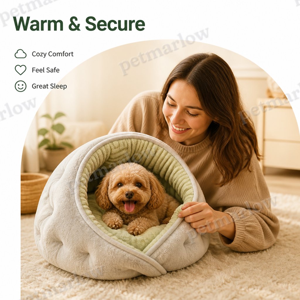 Petmarlow Thickened Warm All-Season Dog Bed – view 6