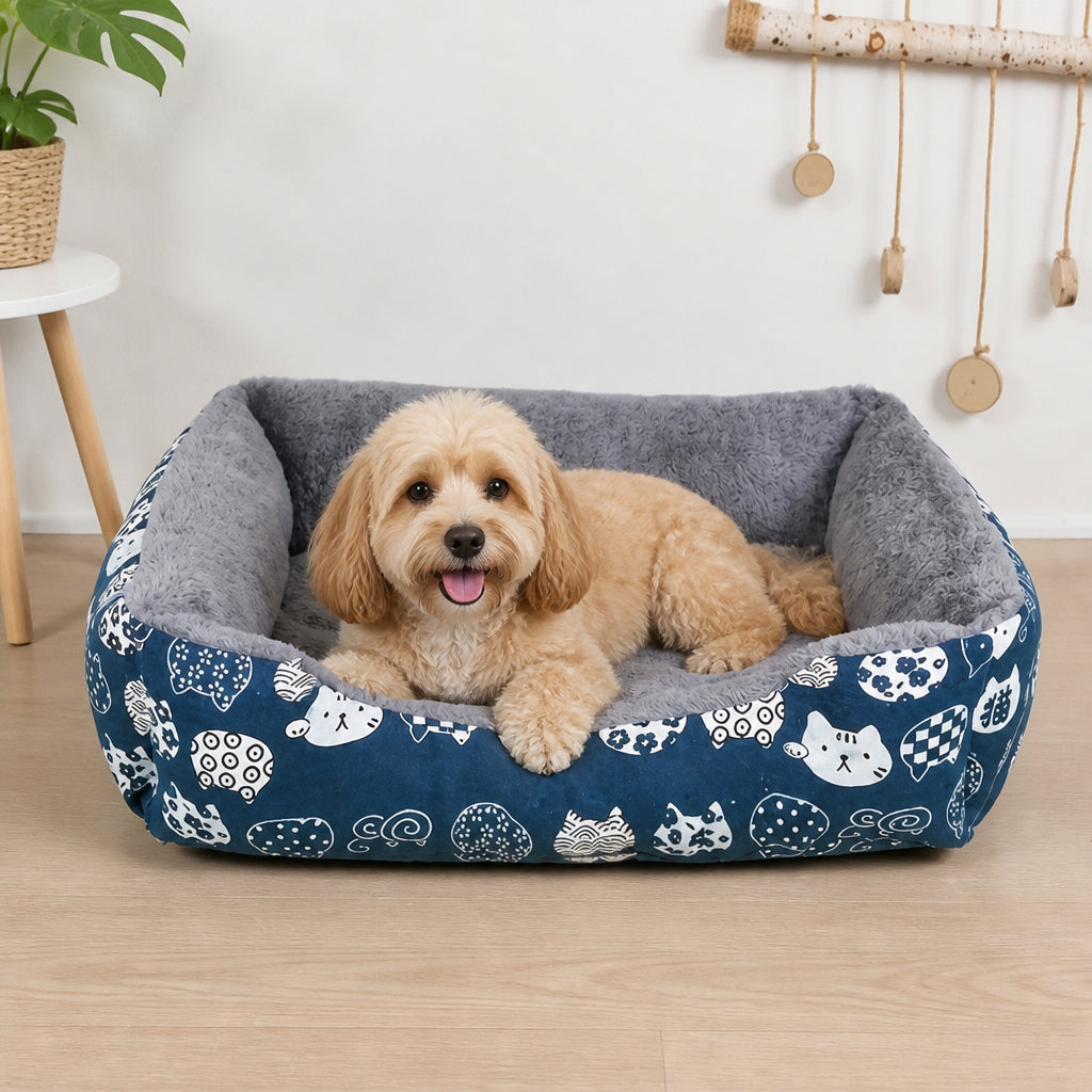 Petmarlow Ultra-Soft & Easy-Clean Polyester Pet Mattress – M(15.75*11.81inch)