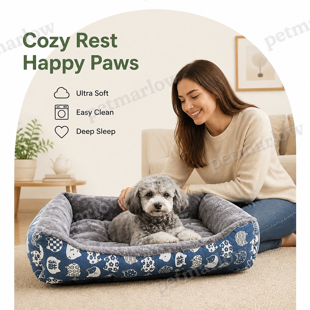 Petmarlow Ultra-Soft & Easy-Clean Polyester Pet Mattress – view 6
