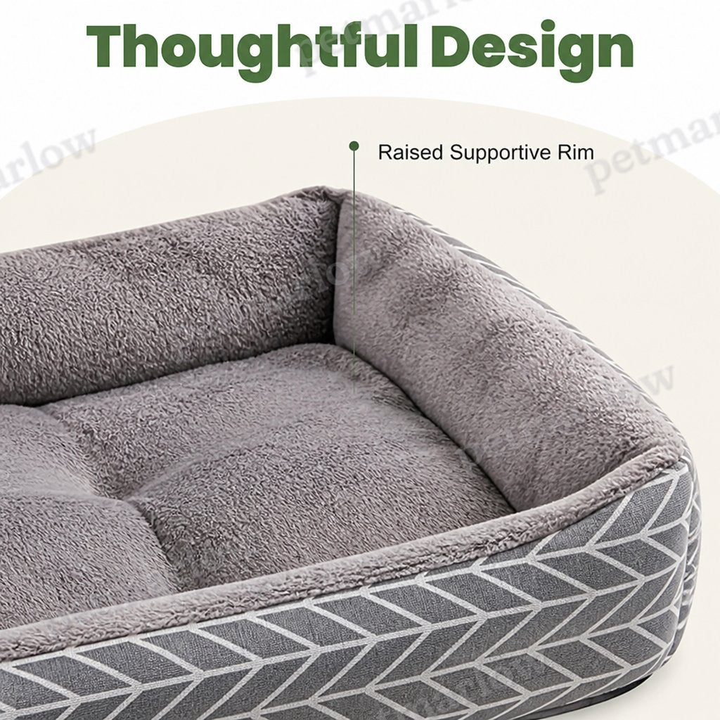Petmarlow Ultra-Soft Plush & Thick Cushion Pet Bed – view 5