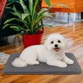 Petmarlow USB Heated & Washable Pet Pad (Detachable Heating Insert) – Grey / 11.4 × 9.8 × 0.2 inches