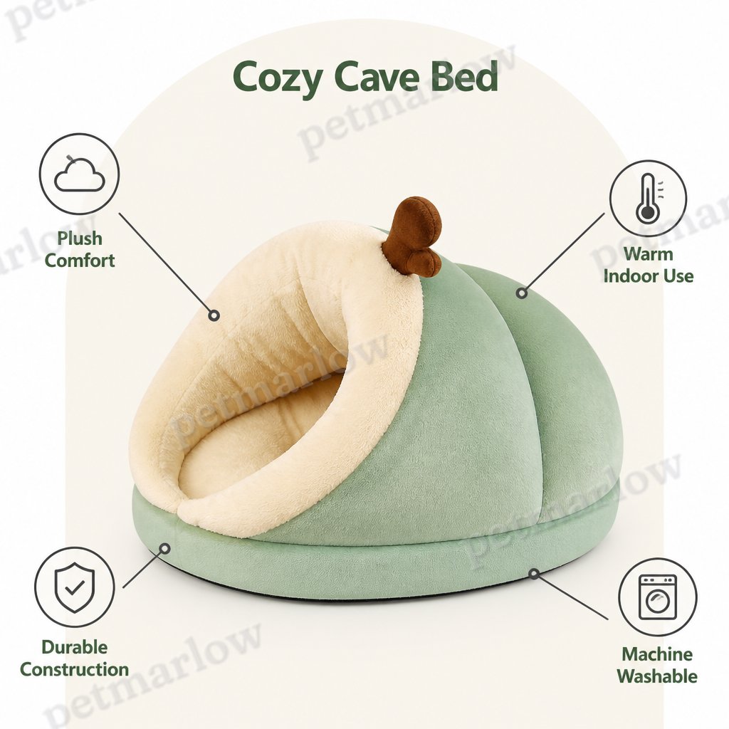 Petmarlow Warm Plush & Easy-Care Bolster Bed – view 4