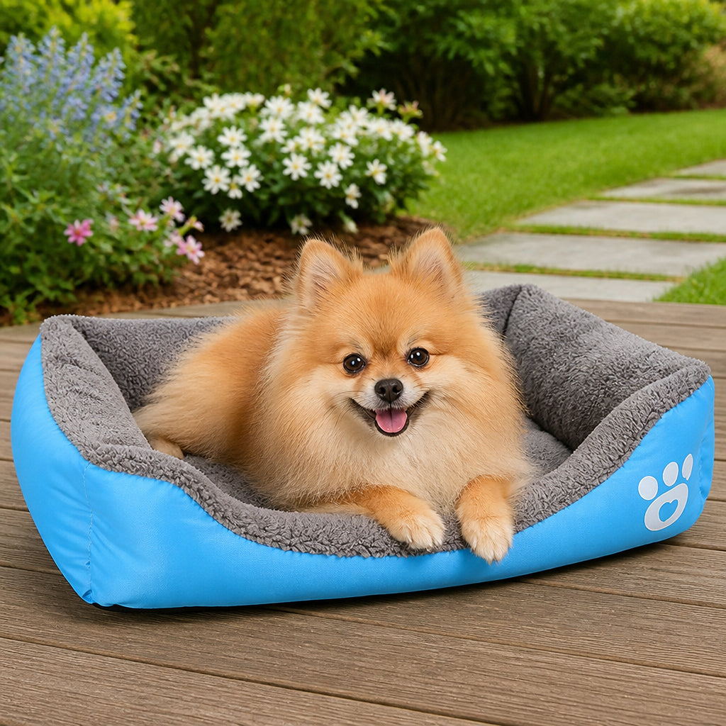 Petmarlow Warm Plush & Washable Dog Bed