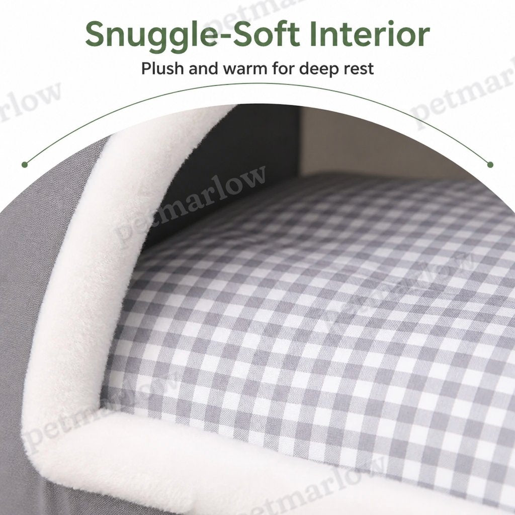 Petmarlow Warm & Windproof Foldable Dog Bed – view 6