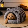 Petmarlow Warmth-Retaining Polyester Hooded Pet Nest – M