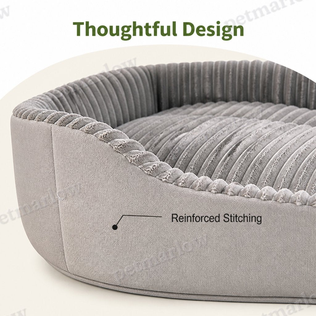 Petmarlow Washable Double-Sided All-Season Dog Bed (Detachable Mat) – view 5