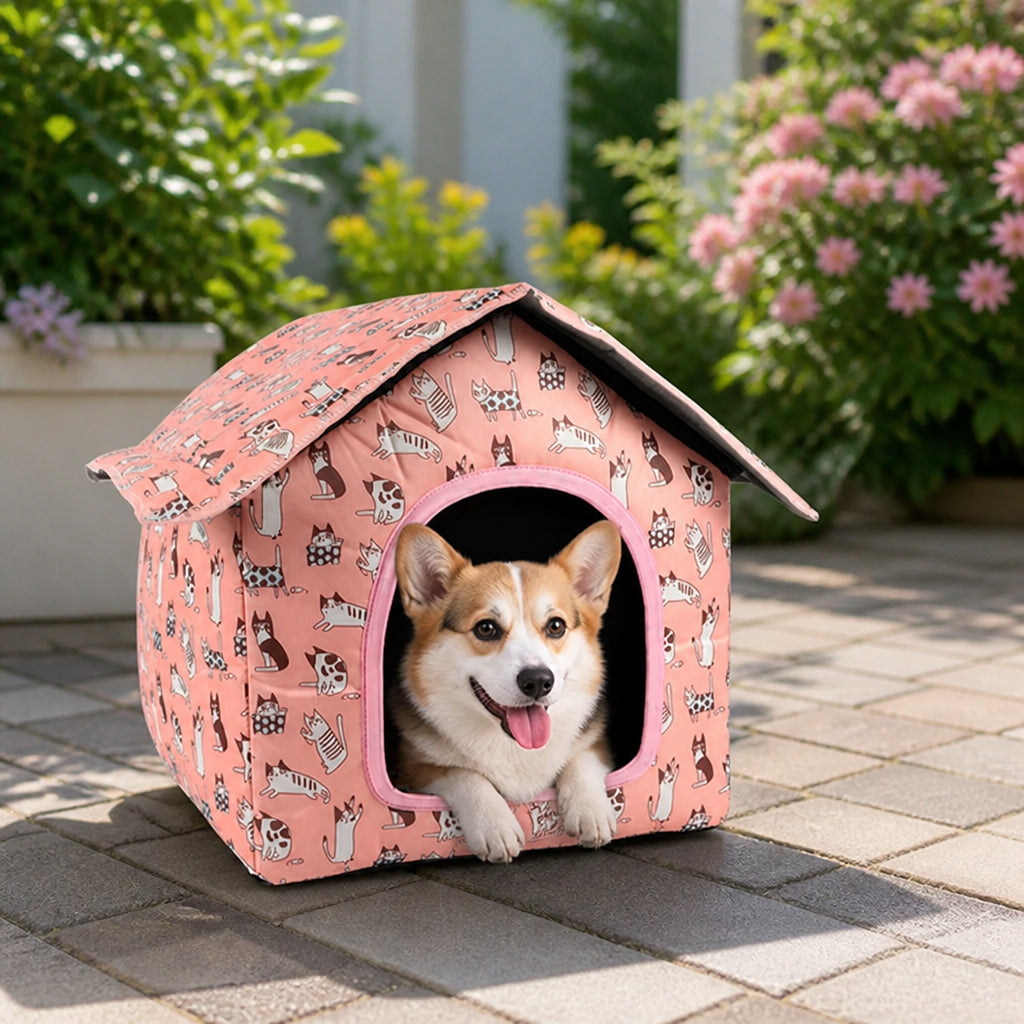 Petmarlow Waterproof & Foldable Outdoor Pet House