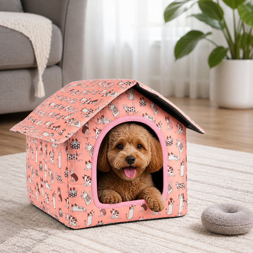 Petmarlow Waterproof Foldable & Washable Small Pet House