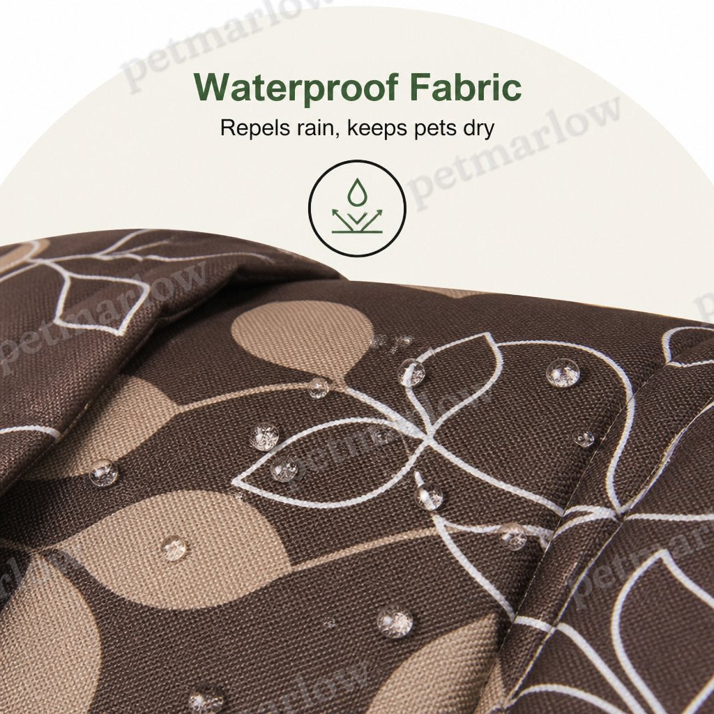 Petmarlow Waterproof Oxford Fabric Foldable Outdoor Cat House (Removable Cushion) – view 5