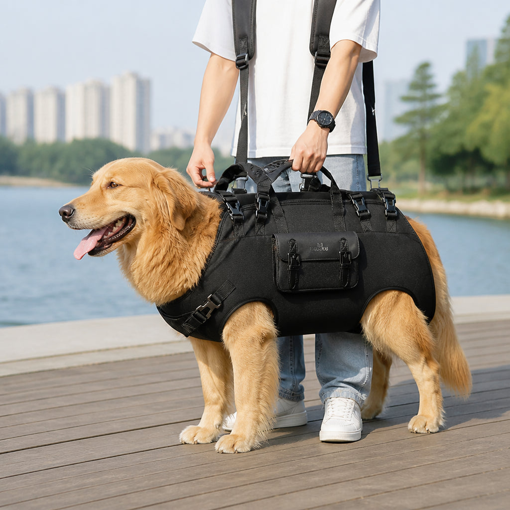 Petmarlow Waterproof Oxford Full-Body Lift Harness – S - Up to 7.7 lbs