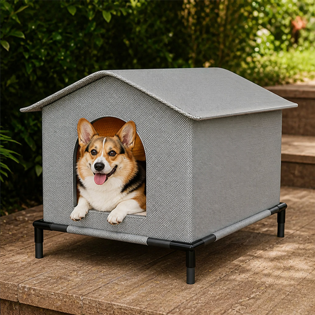 Petmarlow Waterproof Plush Insulated Pet Cave (Foldable & Washable)