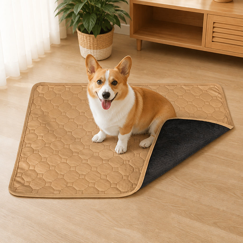 Petmarlow Waterproof Quick-Drying & Anti-Slip Training Pad – Khaki