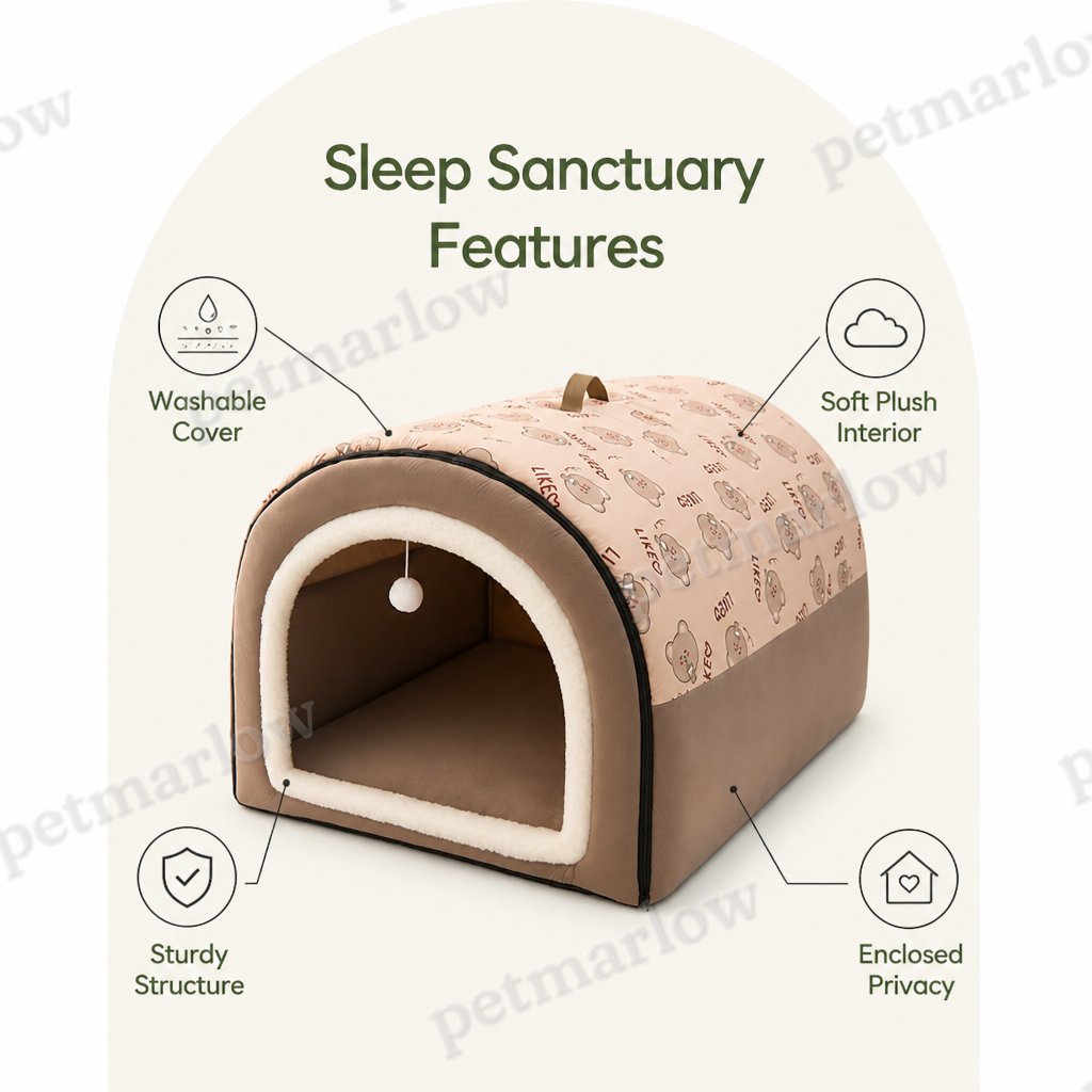 Petmarlow Winter-Warm Plush & Washable Dog Bed – view 5