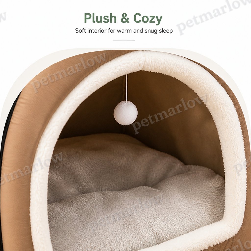 Petmarlow Winter-Warm Plush & Washable Dog Bed – view 6
